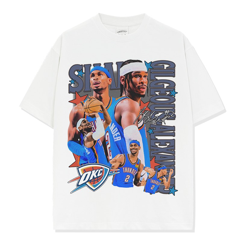 SHAI GILGEOUS-ALEXANDER VINTAGE TEE · HARDWOOD