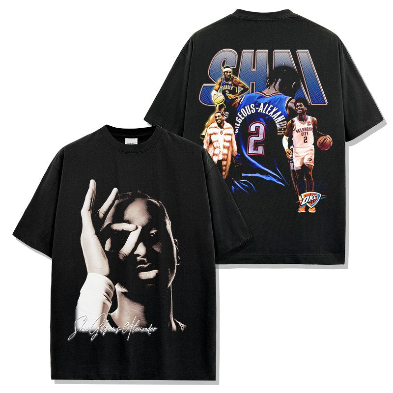 SHAI GILGEOUS-ALEXANDER VINTAGE TEE · NOTHING BUT NET