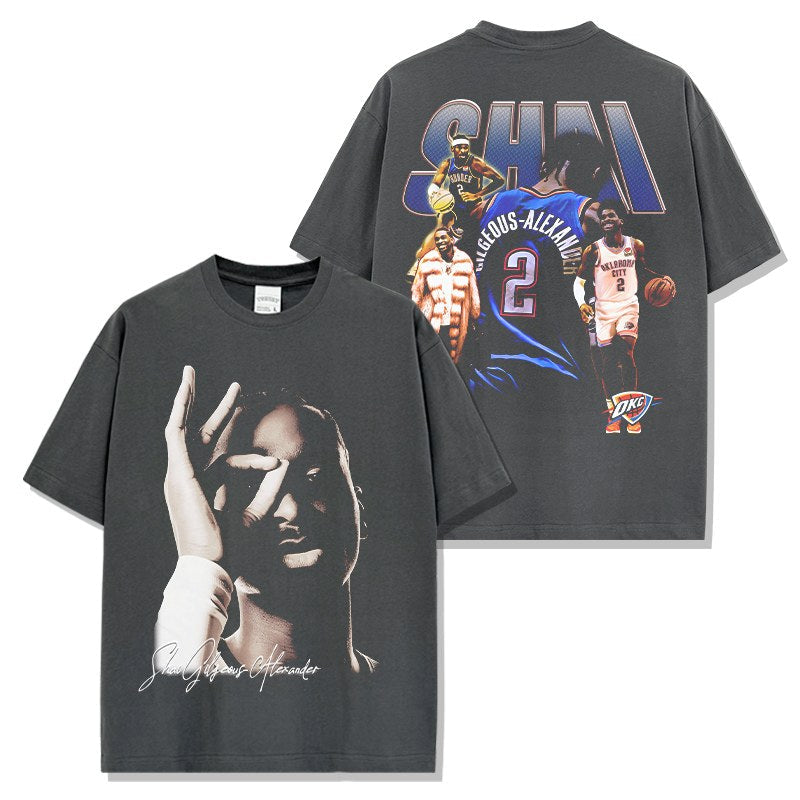 SHAI GILGEOUS-ALEXANDER VINTAGE TEE · NOTHING BUT NET