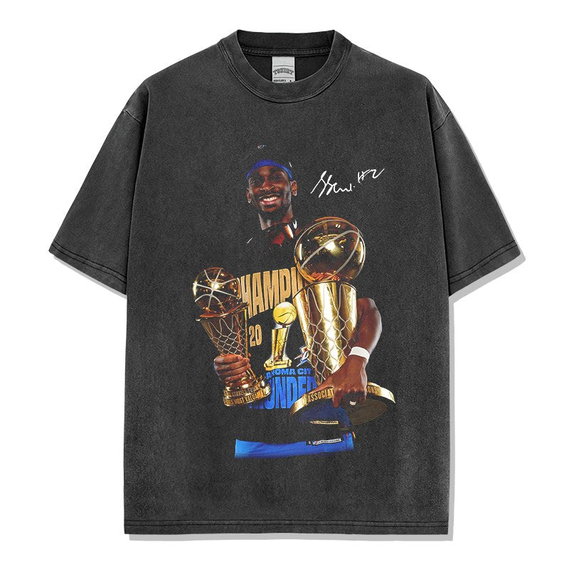 SHAI GILGEOUS-ALEXANDER VINTAGE TEE · TRIPLE DOUBLE