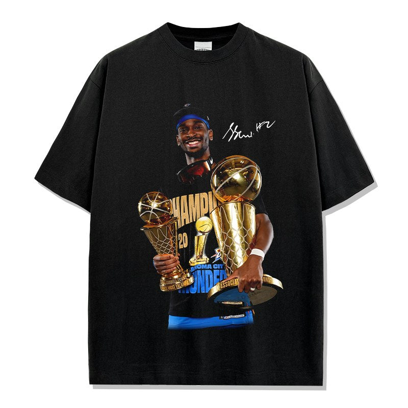 SHAI GILGEOUS-ALEXANDER VINTAGE TEE · TRIPLE DOUBLE