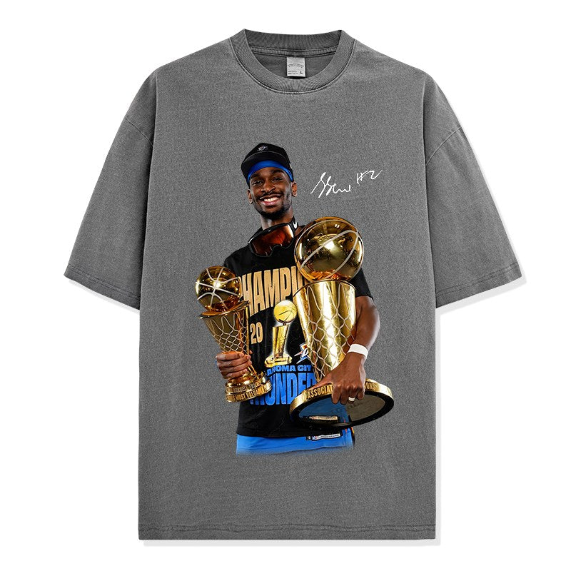 SHAI GILGEOUS-ALEXANDER VINTAGE TEE · TRIPLE DOUBLE