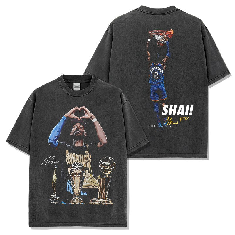 SHAI GILGEOUS-ALEXANDER VINTAGE TEE · SLAM DUNK