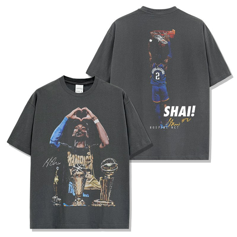 SHAI GILGEOUS-ALEXANDER VINTAGE TEE · SLAM DUNK