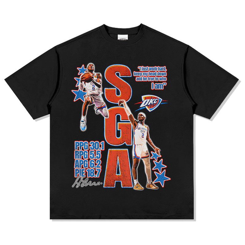 SHAI GILGEOUS-ALEXANDER VINTAGE TEE · BLOCK PARTY