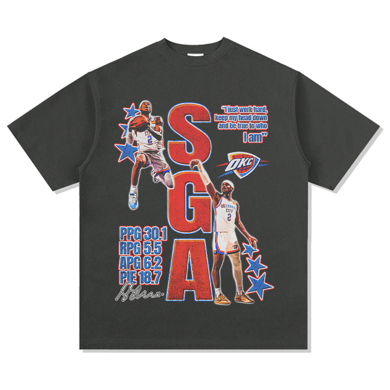 SHAI GILGEOUS-ALEXANDER VINTAGE TEE · BLOCK PARTY