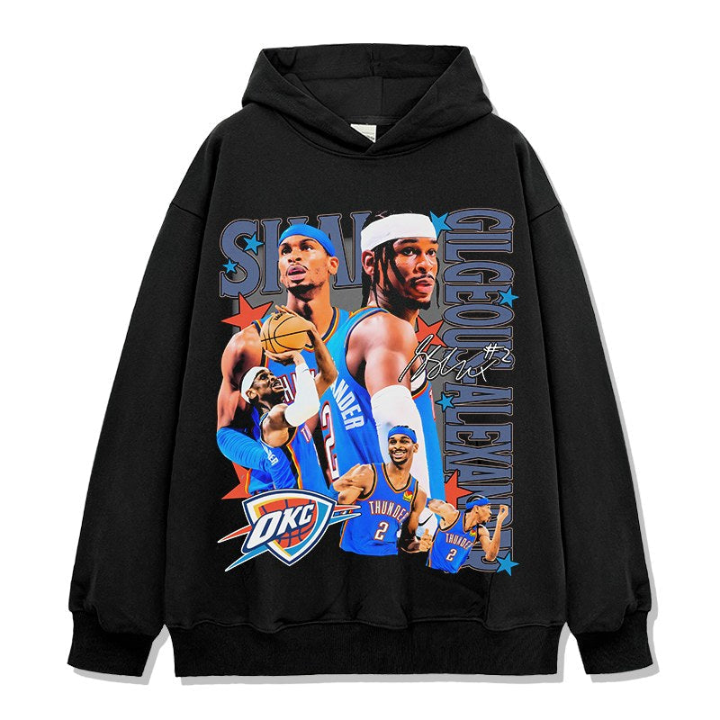 SHAI GILGEOUS-ALEXANDER VINTAGE HOODIE · HARDWOOD