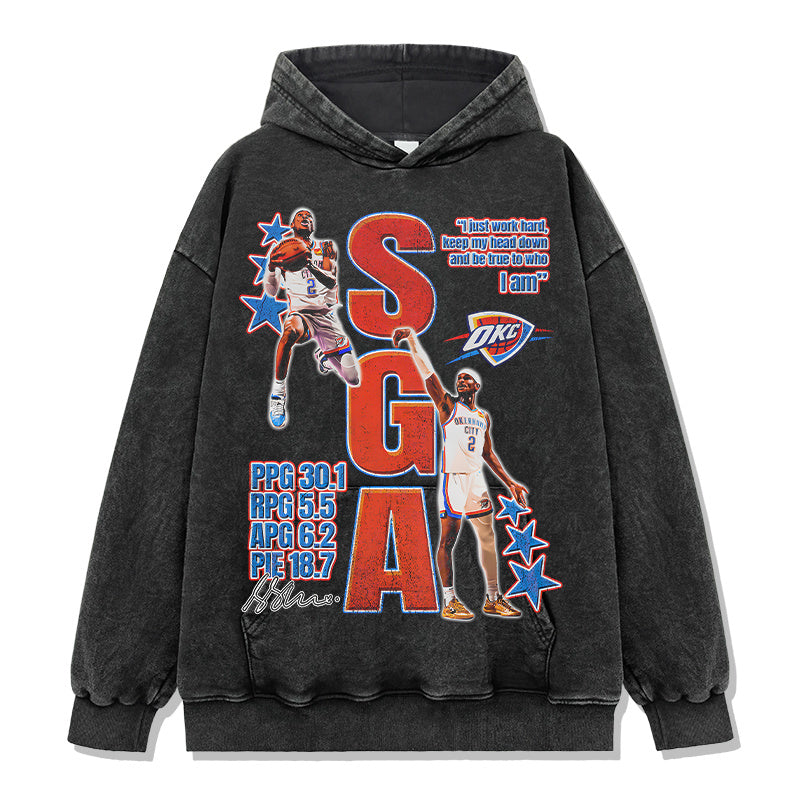 SHAI GILGEOUS-ALEXANDER VINTAGE HOODIE · BLOCK PARTY