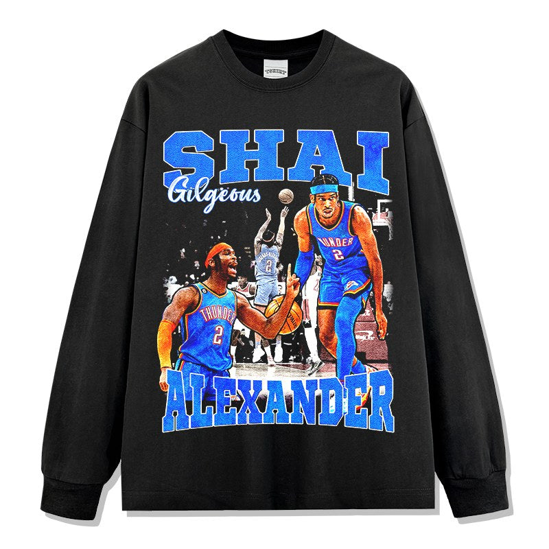 SHAI GILGEOUS-ALEXANDER LONG SLEEVE · BANK SHOT