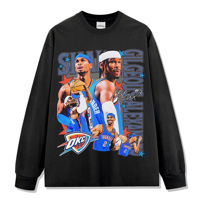SHAI GILGEOUS-ALEXANDER LONG SLEEVE · HARDWOOD