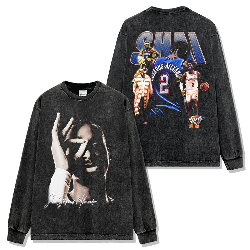 SHAI GILGEOUS-ALEXANDER LONG SLEEVE · NOTHING BUT NET
