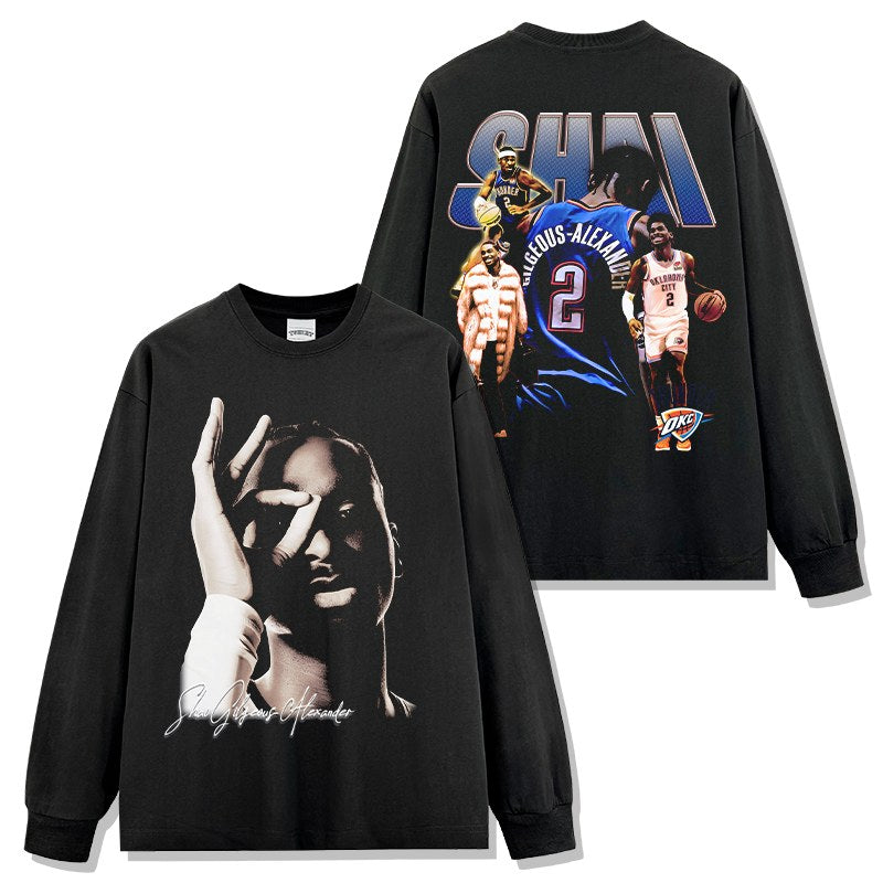 SHAI GILGEOUS-ALEXANDER LONG SLEEVE · NOTHING BUT NET
