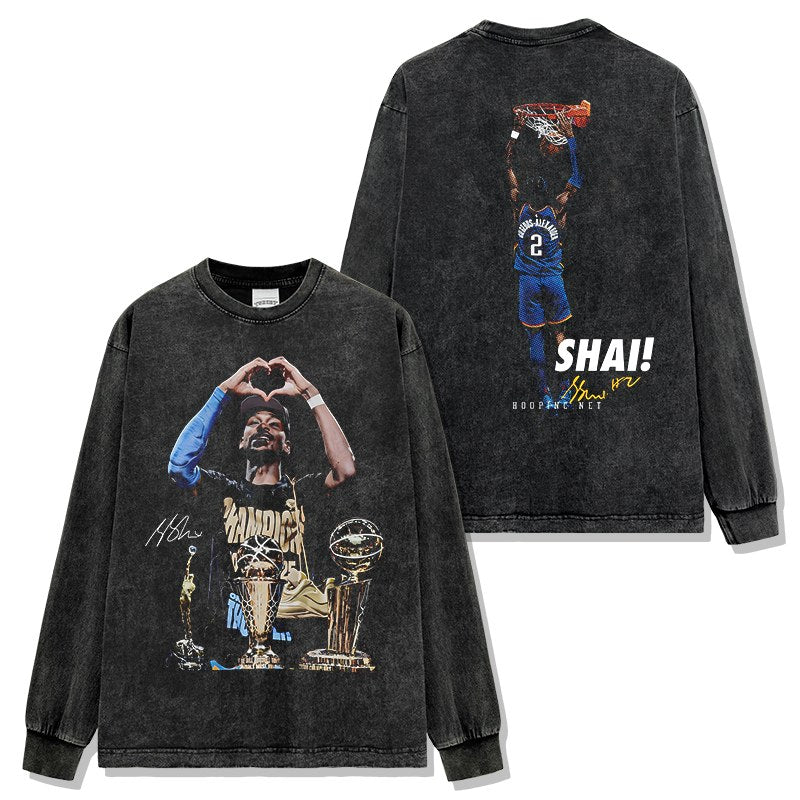 SHAI GILGEOUS-ALEXANDER LONG SLEEVE · SLAM DUNK