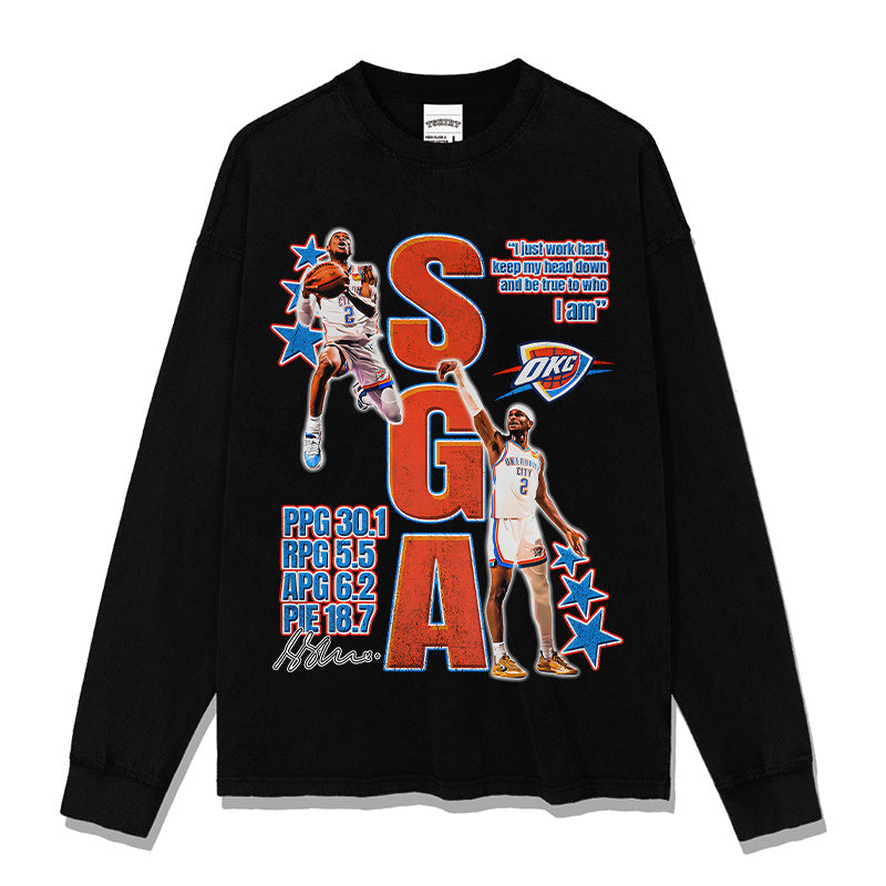 SHAI GILGEOUS-ALEXANDER LONG SLEEVE · BLOCK PARTY