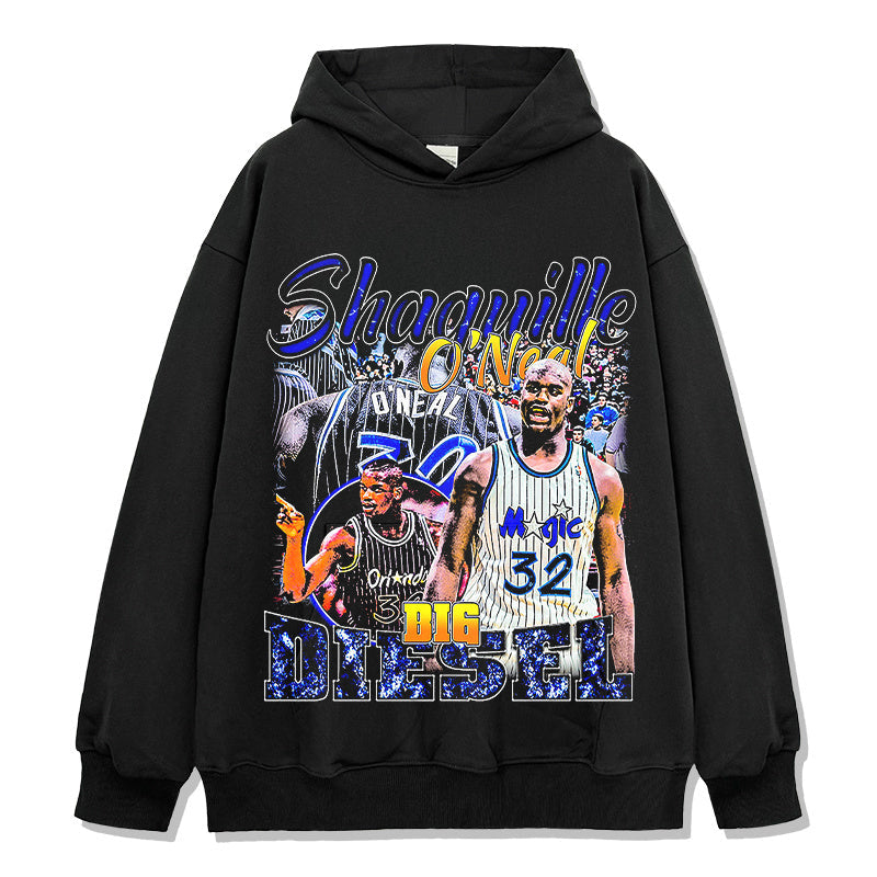 SHAQUILLE O'NEAL VINTAGE HOODIE · FADEAWAY