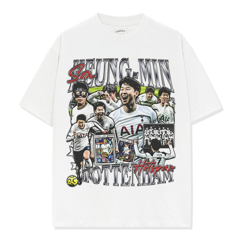 SON HEUNG-MIN VINTAGE TEE · FINAL WHISTLE