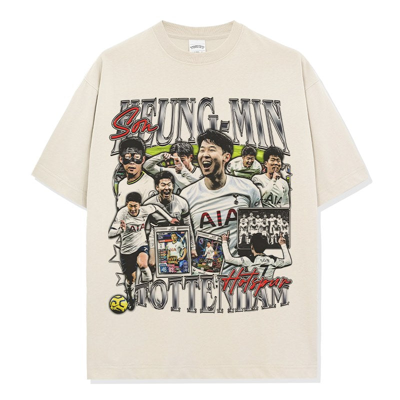SON HEUNG-MIN VINTAGE TEE · FINAL WHISTLE