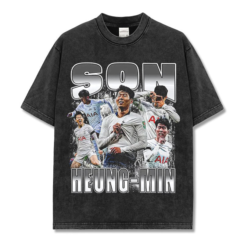 SON HEUNG-MIN VINTAGE TEE · NIGHT GAME