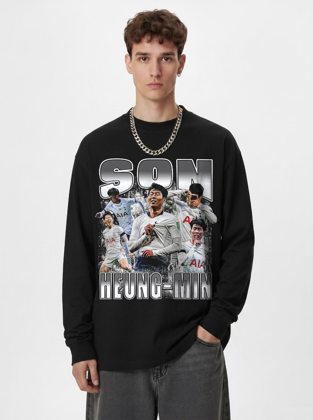 SON HEUNG-MIN VINTAGE TEE · NIGHT GAME