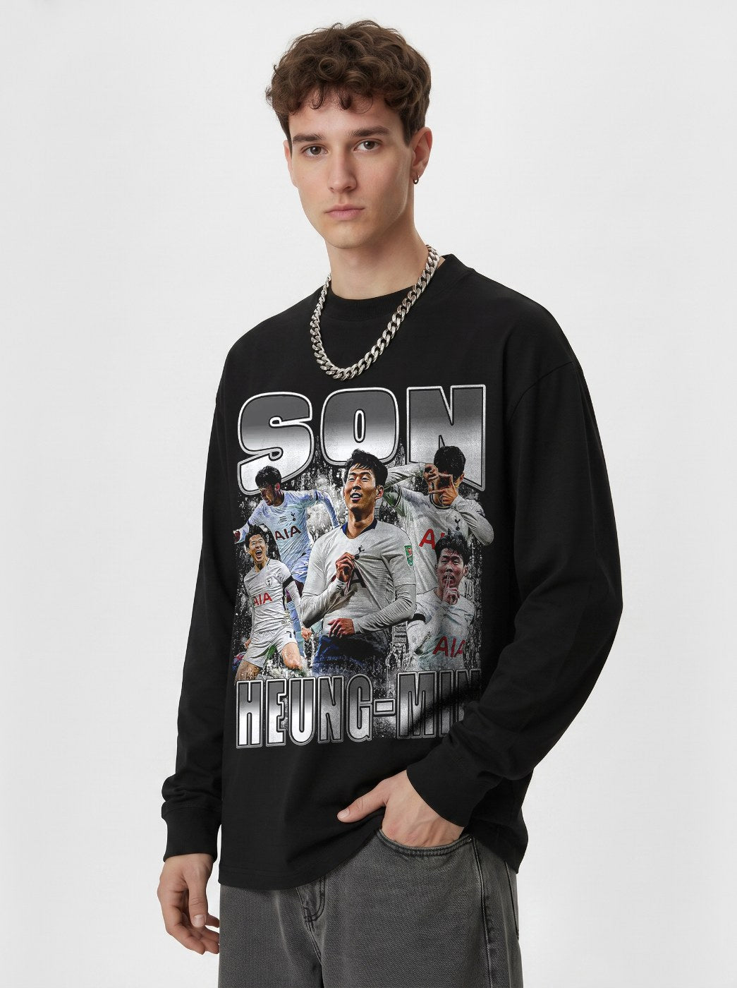 SON HEUNG-MIN VINTAGE TEE · NIGHT GAME