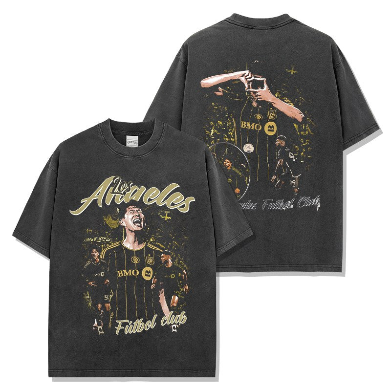 SON HEUNG-MIN VINTAGE TEE · GOLDEN BOOT