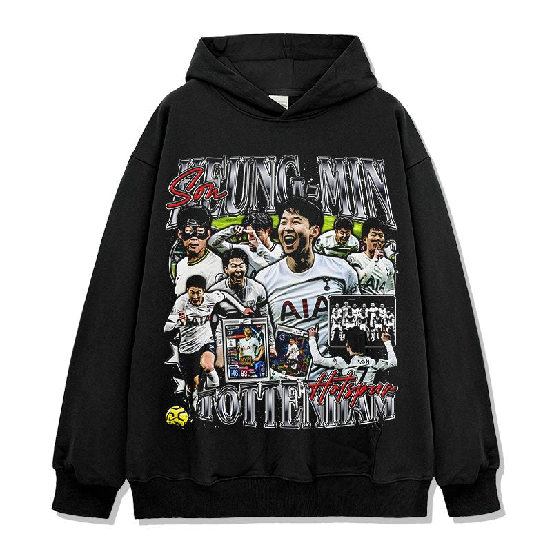 SON HEUNG-MIN VINTAGE HOODIE · FINAL WHISTLE