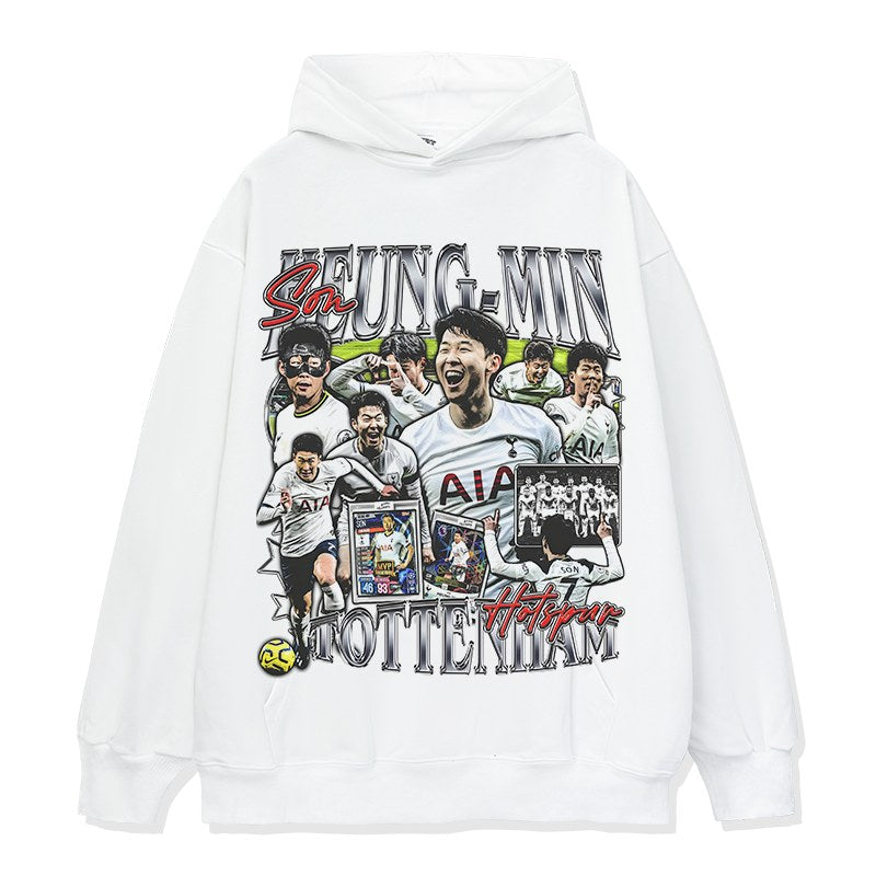 SON HEUNG-MIN VINTAGE HOODIE · FINAL WHISTLE