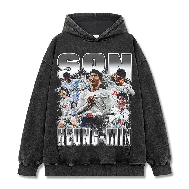 SON HEUNG-MIN VINTAGE HOODIE · NIGHT GAME