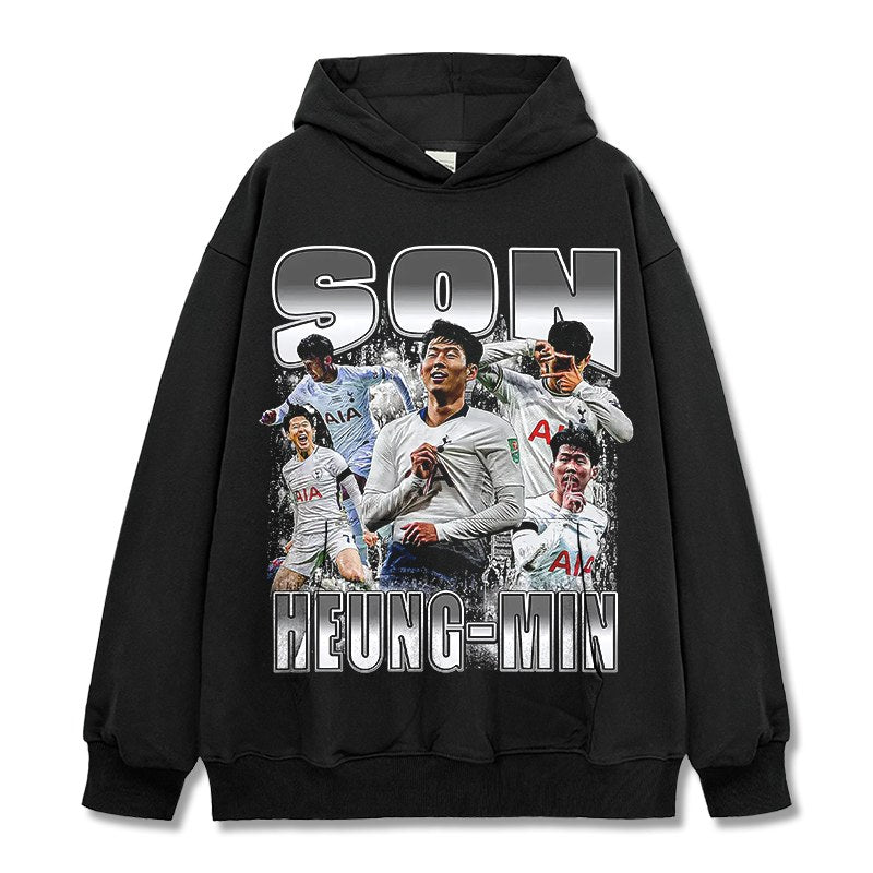 SON HEUNG-MIN VINTAGE HOODIE · NIGHT GAME