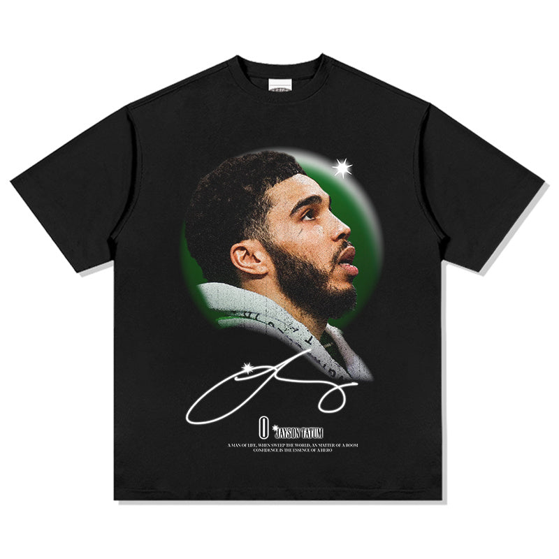 JAYSON TATUM VINTAGE TEE · HARDWOOD