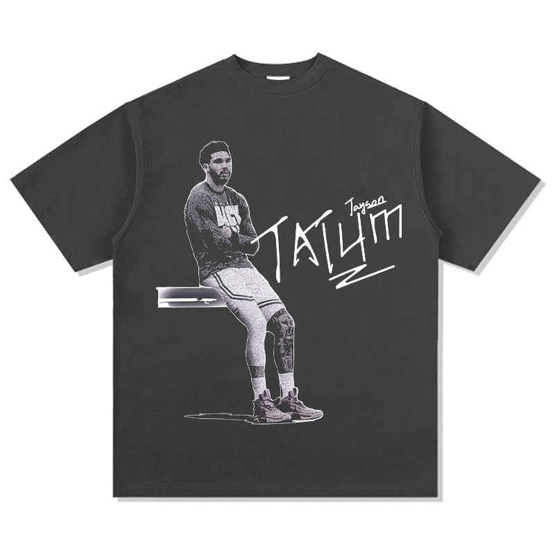 JAYSON TATUM VINTAGE TEE · NOTHING BUT NET