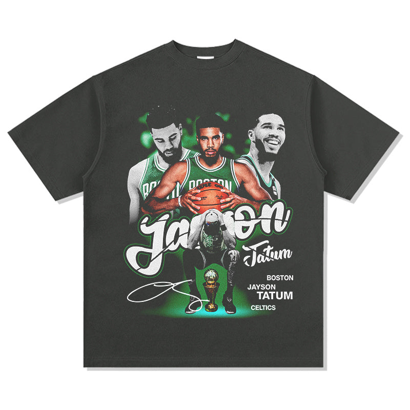 JAYSON TATUM VINTAGE TEE · ALLEY OOP