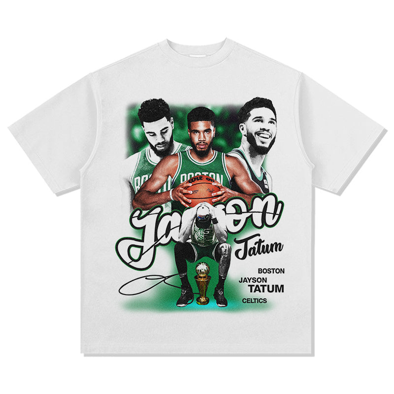 JAYSON TATUM VINTAGE TEE · ALLEY OOP