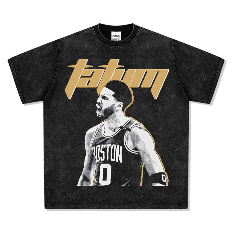 JAYSON TATUM VINTAGE TEE · SLAM DUNK