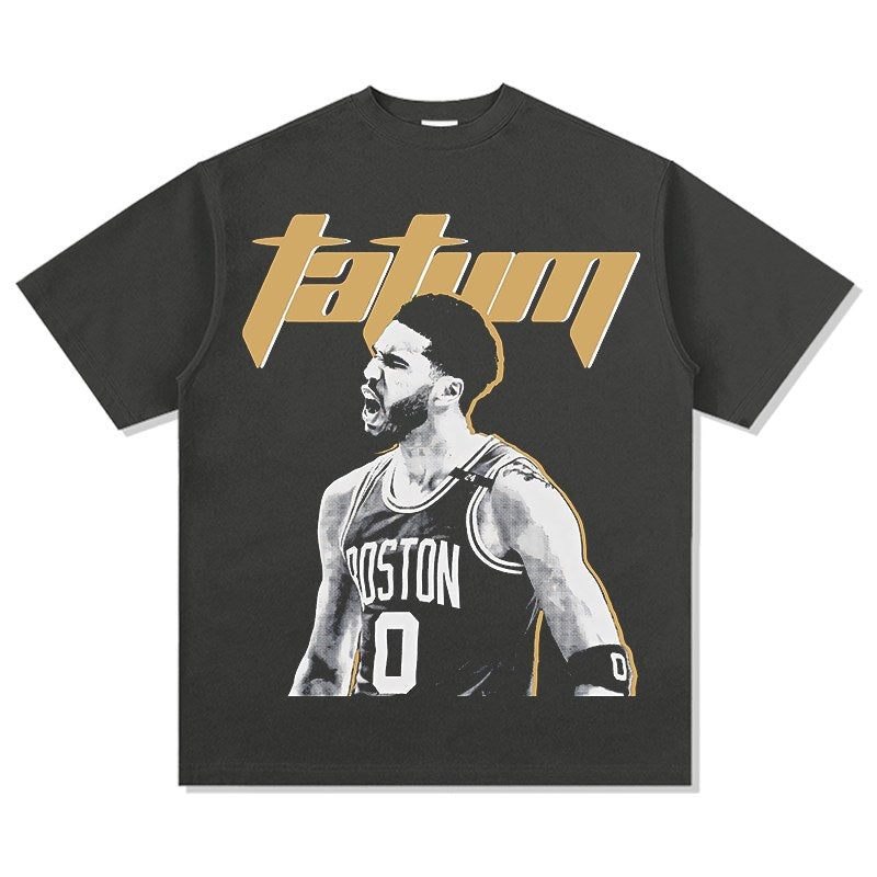 JAYSON TATUM VINTAGE TEE · SLAM DUNK