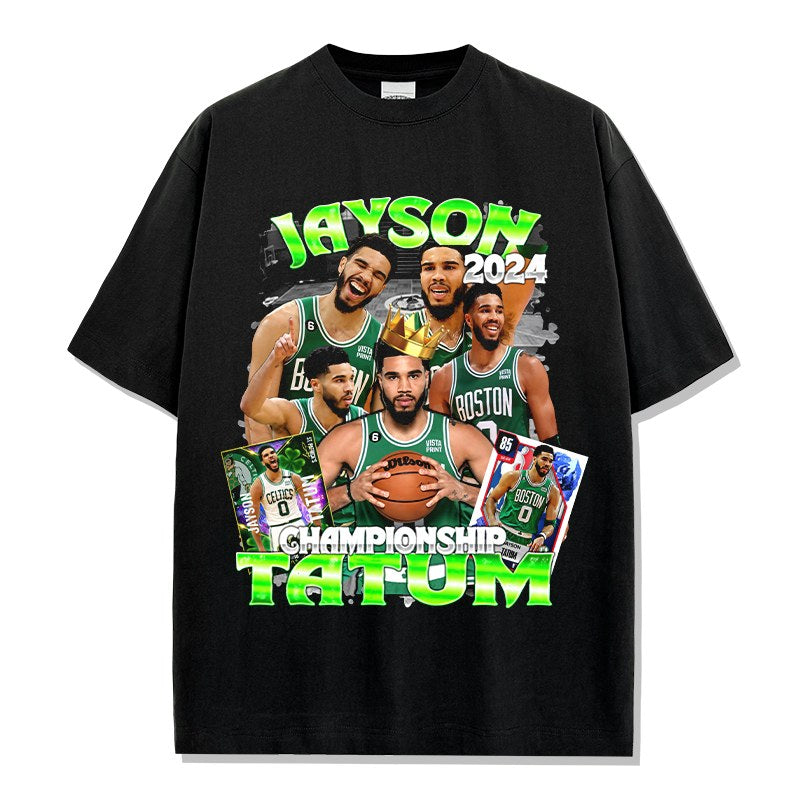 JAYSON TATUM VINTAGE TEE · CROSSOVER