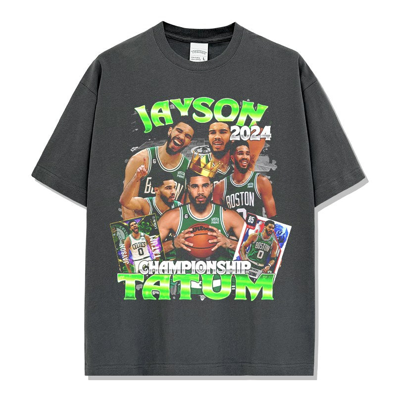 JAYSON TATUM VINTAGE TEE · CROSSOVER