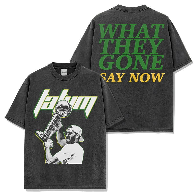 JAYSON TATUM VINTAGE TEE · FADEAWAY