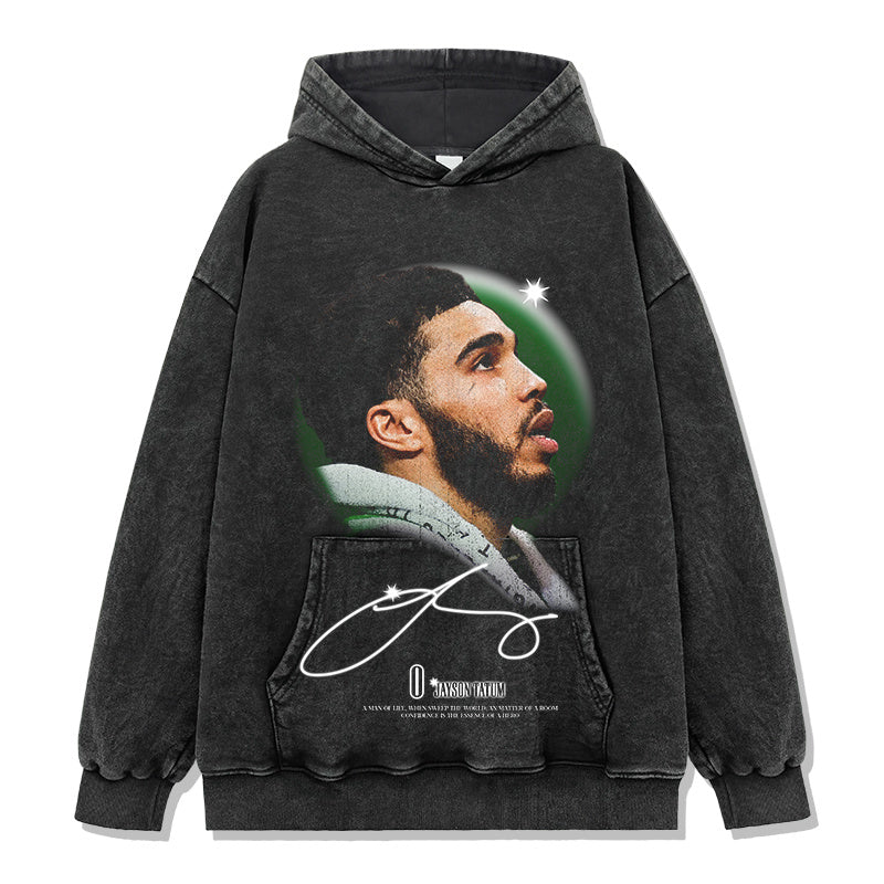 JAYSON TATUM VINTAGE HOODIE · HARDWOOD