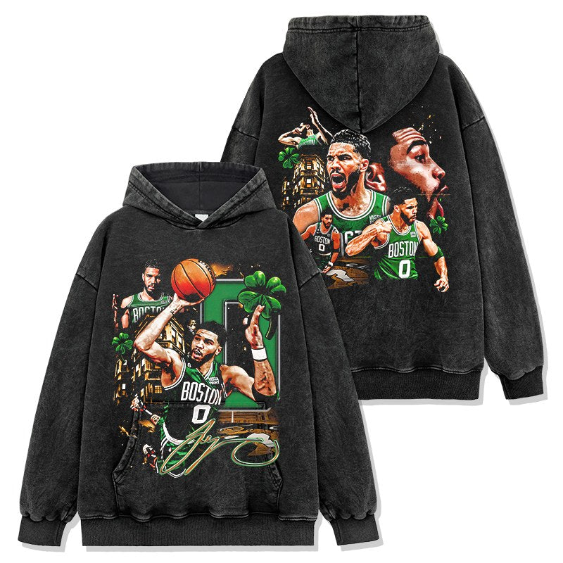 JAYSON TATUM VINTAGE HOODIE · ICON
