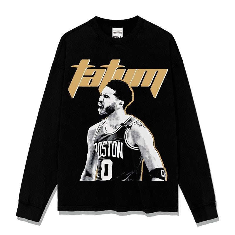 JAYSON TATUM LONG SLEEVE · SLAM DUNK