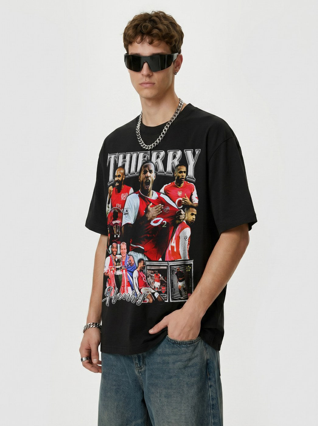 THIERRY HENRY VINTAGE TEE · NIGHT GAME