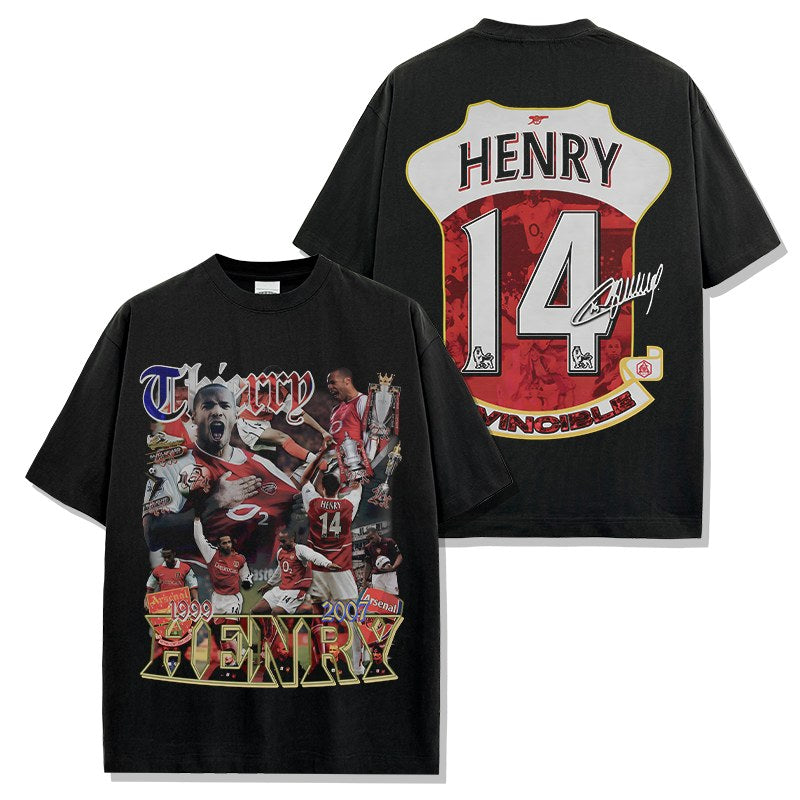 THIERRY HENRY VINTAGE TEE · GOLDEN BOOT
