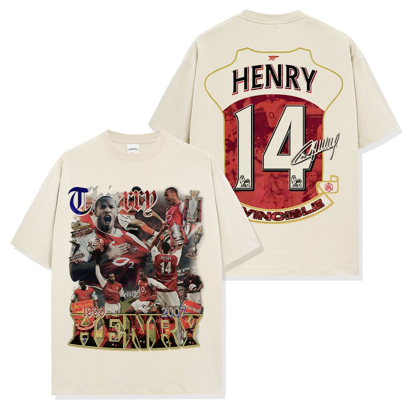THIERRY HENRY VINTAGE TEE · GOLDEN BOOT
