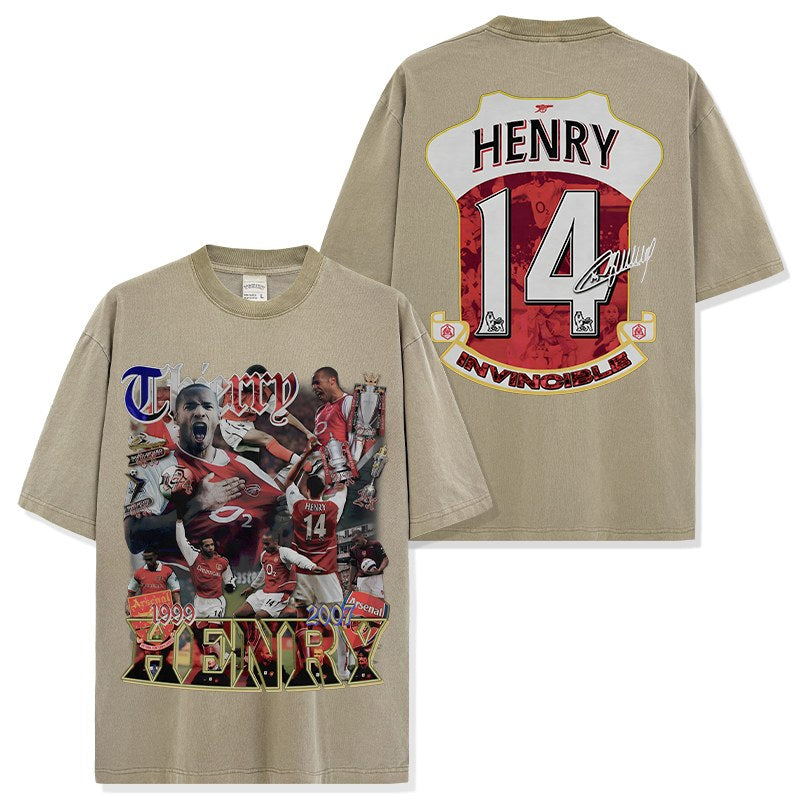THIERRY HENRY VINTAGE TEE · GOLDEN BOOT
