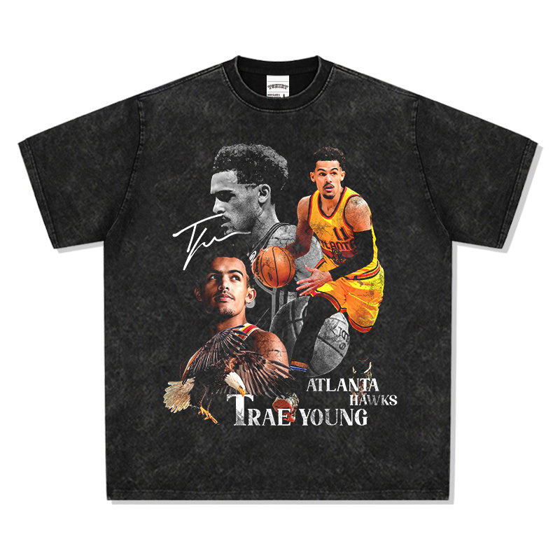 TRAE YOUNG VINTAGE TEE · BUZZER BEATER