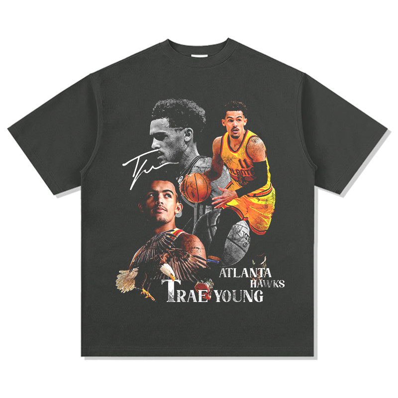 TRAE YOUNG VINTAGE TEE · BUZZER BEATER