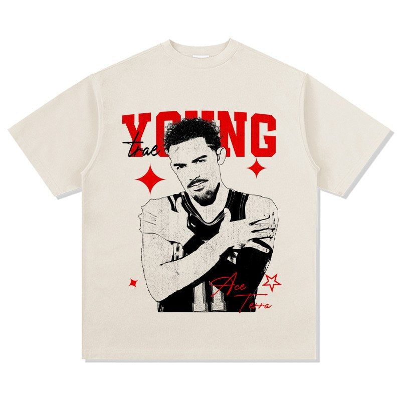 TRAE YOUNG VINTAGE TEE · MVP