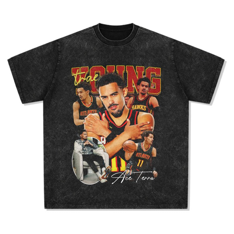 TRAE YOUNG VINTAGE TEE · LEGEND