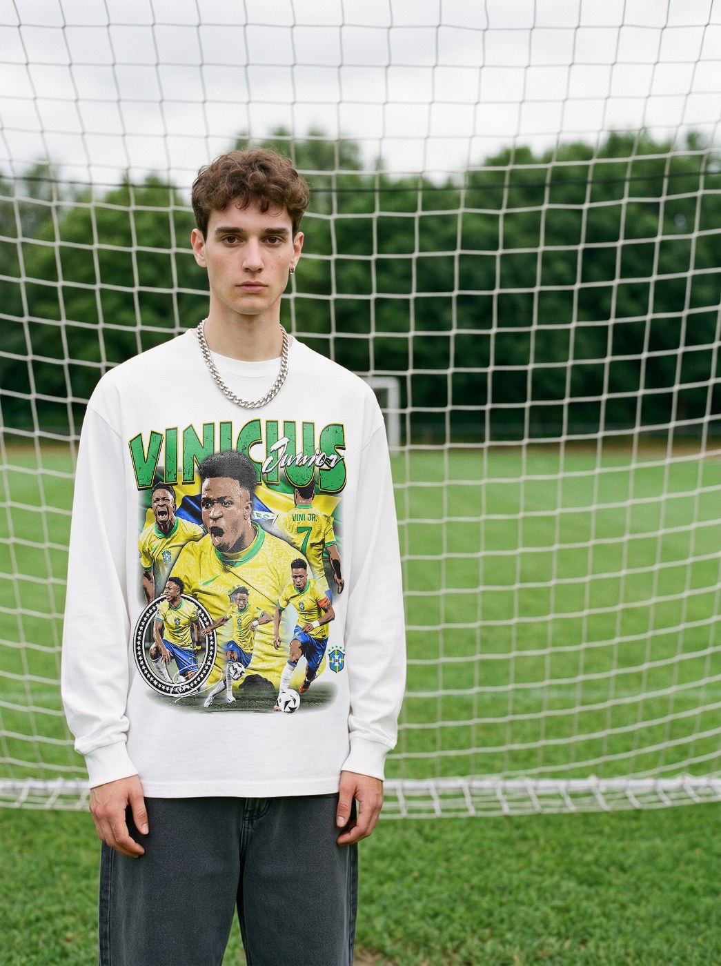 VINICIUS JR VINTAGE TEE · NIGHT GAME